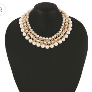 Multi pearl necklace N276